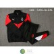AC Milan Chaqueta Negro Rojo + Pantalon Negro Rojo 2021/2022 AC Milan Chaqueta Negro Rojo + Pantalon Negro Rojo 2021/2022