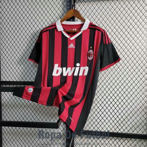 Camiseta AC Milan Retro Primera Equipación 2009/2010 Camiseta AC Milan Retro Primera Equipación 2009/2010