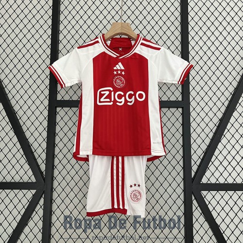 Camiseta Ajax Ninos Primera Equipación 2023/2024 Camiseta Ajax Ninos Primera Equipación 2023/2024