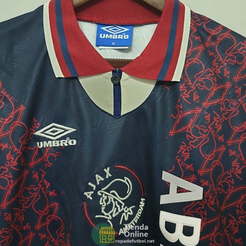 Camiseta Ajax Retro Segunda Equipación 1995/1996 Camiseta Ajax Retro Segunda Equipación 1995/1996