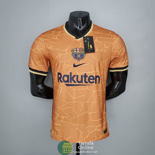 Camiseta Authentic Barcelona Concept Edition Amarillo 2021/2022 Camiseta Authentic Barcelona Concept Edition Amarillo 2021/2022