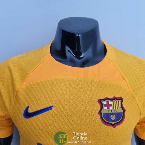 Camiseta Authentic Barcelona Training Suit Amarillo I 2022/2023 Camiseta Authentic Barcelona Training Suit Amarillo I 2022/2023