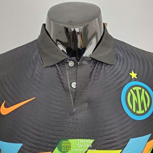Camiseta Authentic Inter Milan Tercera Equipación 2021/2022 Camiseta Authentic Inter Milan Tercera Equipación 2021/2022