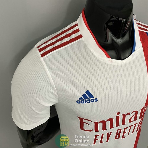Camiseta Authentic Olympique Lyonnais Primera Equipación 2021/2022 Camiseta Authentic Olympique Lyonnais Primera Equipación 2021/2022