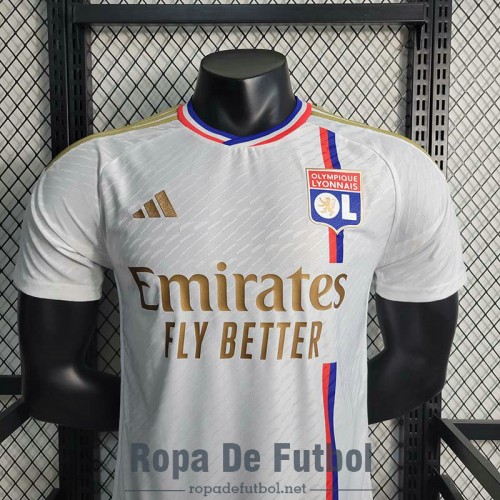 Camiseta Authentic Olympique Lyonnais Primera Equipacion 2023/2024 Camiseta Authentic Olympique Lyonnais Primera Equipacion 2023/2024