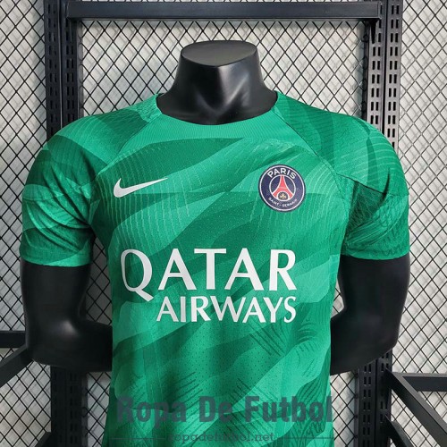 Camiseta Authentic PSG Portero Green 2023/2024 Camiseta Authentic PSG Portero Green 2023/2024