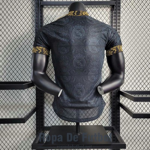 Camiseta Authentic Real Madrid Classic Version Negro I 2023/2024 Camiseta Authentic Real Madrid Classic Version Negro I 2023/2024