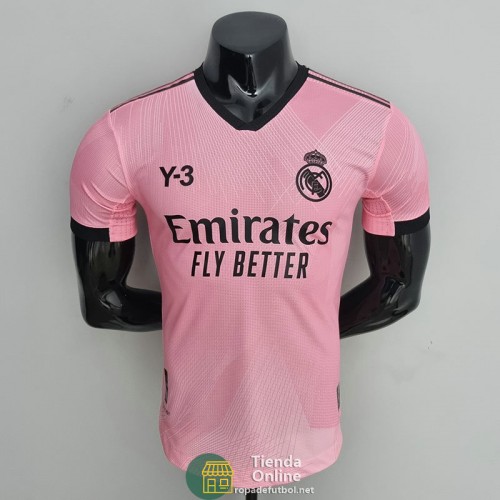 Camiseta Authentic Real Madrid Y3 Edition Rosado 2022/2023 Camiseta Authentic Real Madrid Y3 Edition Rosado 2022/2023