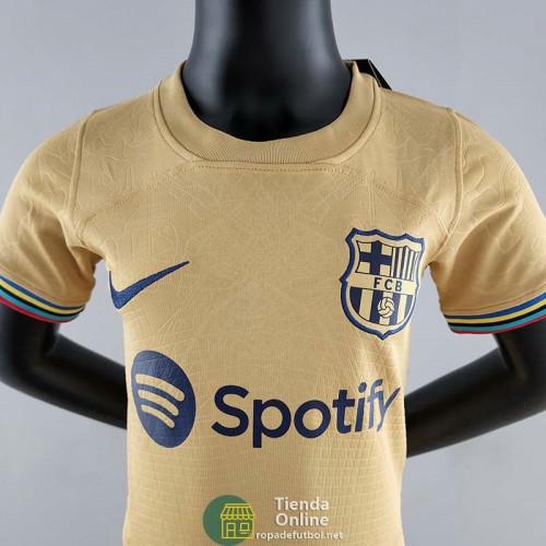 Camiseta Barcelona Niños Segunda Equipación 2022/2023 Camiseta Barcelona Niños Segunda Equipación 2022/2023
