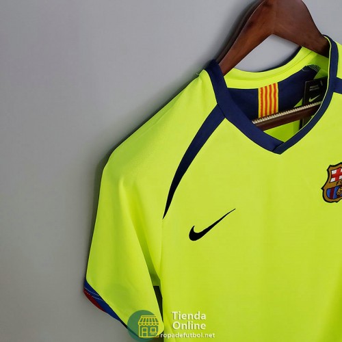 Camiseta Barcelona Retro Segunda Equipación 2005/2006 Camiseta Barcelona Retro Segunda Equipación 2005/2006