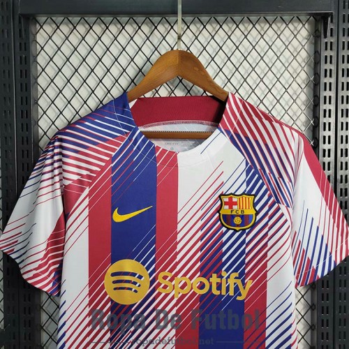 Camiseta Barcelona Training Suit White II 2023/2024 Camiseta Barcelona Training Suit White II 2023/2024