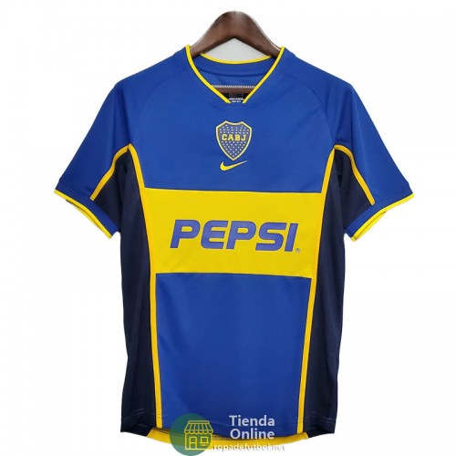 Camiseta Boca Juniors Retro Primera Equipación 2002/2003 Camiseta Boca Juniors Retro Primera Equipación 2002/2003