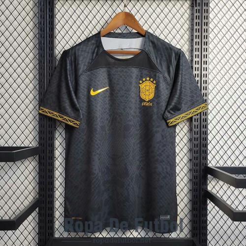 Camiseta Brasil Special Edition Black I 2022/2023 Camiseta Brasil Special Edition Black I 2022/2023