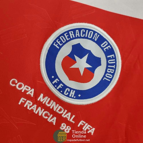 Camiseta Chile Retro Primera Equipación 1998/1999 Camiseta Chile Retro Primera Equipación 1998/1999