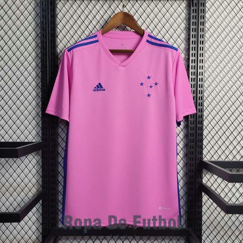 Camiseta Cruzeiro Pink I 2022/2023 Camiseta Cruzeiro Pink I 2022/2023