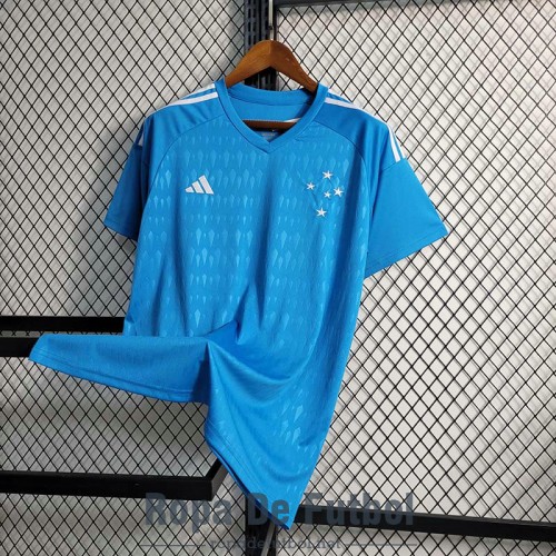 Camiseta Cruzeiro Portero Azul 2023/2024 Camiseta Cruzeiro Portero Azul 2023/2024