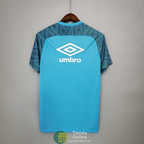 Camiseta Gremio Training Azul Blanco 2021/2022 Camiseta Gremio Training Azul Blanco 2021/2022