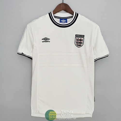 Camiseta Inglaterra Retro Primera Equipación 2000/2001 Camiseta Inglaterra Retro Primera Equipación 2000/2001