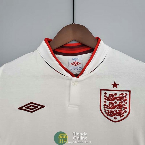 Camiseta Inglaterra Retro Primera Equipación 2012/2013 Camiseta Inglaterra Retro Primera Equipación 2012/2013