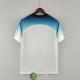 Camiseta Inglaterra Blanco Azul 2022/2023 Camiseta Inglaterra Blanco Azul 2022/2023