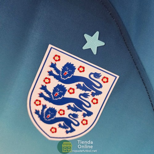 Camiseta Inglaterra Blanco Azul 2022/2023 Camiseta Inglaterra Blanco Azul 2022/2023