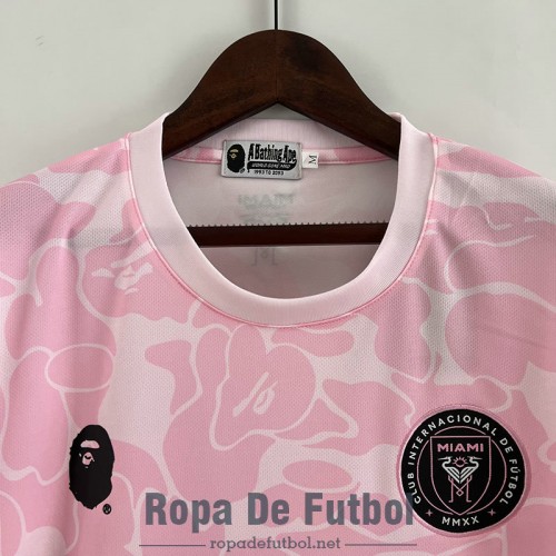 Camiseta Inter Miami CF x Bape Pink 2023/2024 Camiseta Inter Miami CF x Bape Pink 2023/2024