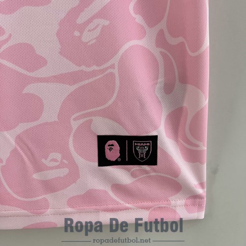 Camiseta Inter Miami CF x Bape Pink 2023/2024 Camiseta Inter Miami CF x Bape Pink 2023/2024