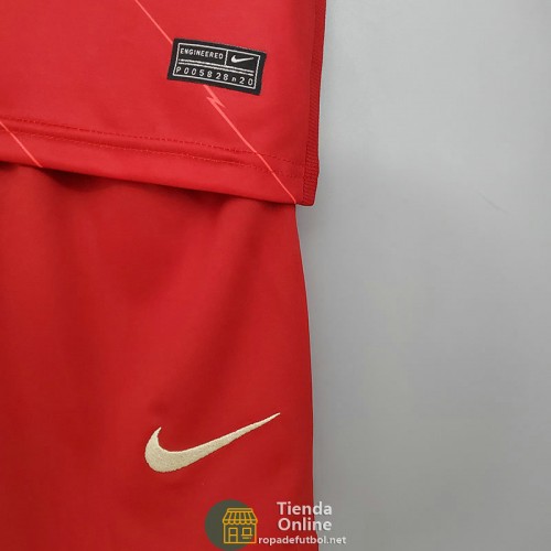 Camiseta Liverpool Niños Primera Equipación 2021/2022 Camiseta Liverpool Niños Primera Equipación 2021/2022