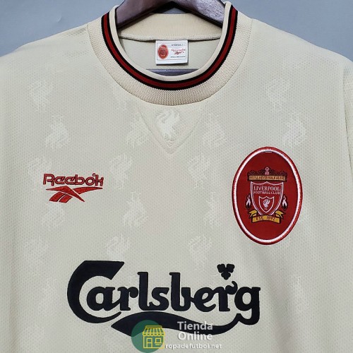 Camiseta Liverpool Retro Segunda Equipación 1996/1997 Camiseta Liverpool Retro Segunda Equipación 1996/1997