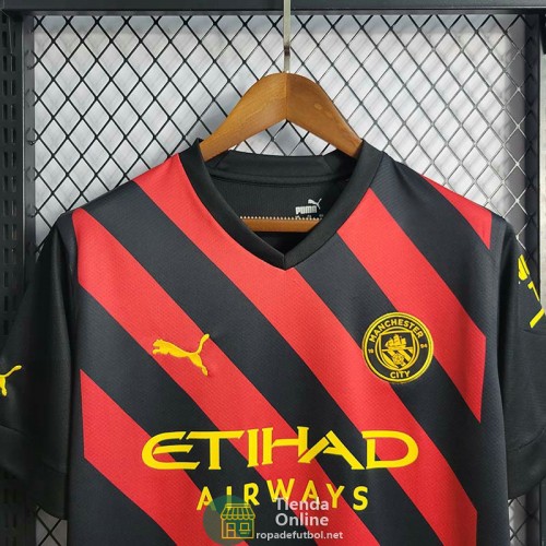 Camiseta Manchester City Segunda Equipación 2022/2023 Camiseta Manchester City Segunda Equipación 2022/2023