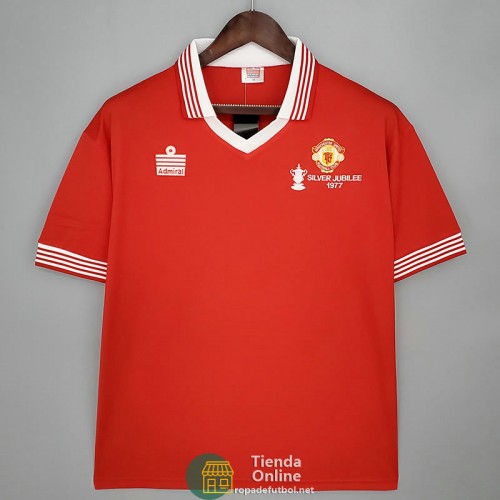 Camiseta Manchester United Retro Primera Equipación 1977/1978 Camiseta Manchester United Retro Primera Equipación 1977/1978