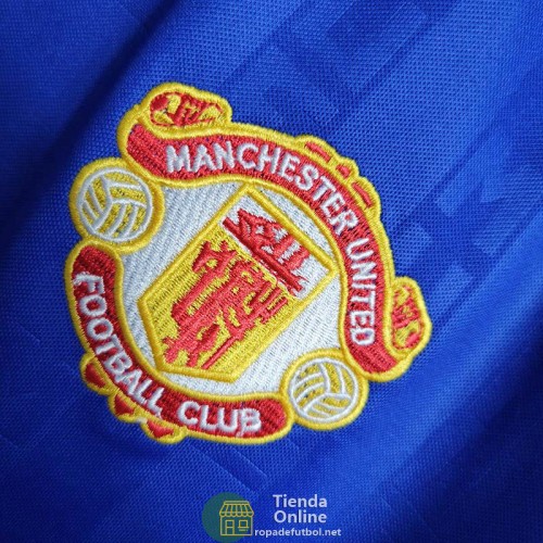 Camiseta Manchester United Retro Segunda Equipación 1988/1990 Camiseta Manchester United Retro Segunda Equipación 1988/1990