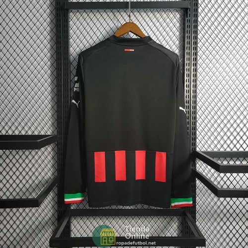 Camiseta Manga Larga AC Milan Primera Equipación 2022/2023 Camiseta Manga Larga AC Milan Primera Equipación 2022/2023