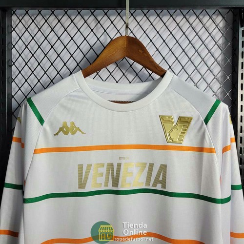 Camiseta Manga Larga Venezia Football Club Segunda Equipacion 2022/2023 Camiseta Manga Larga Venezia Football Club Segunda Equipacion 2022/2023