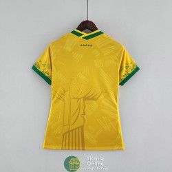 Camiseta Mujer Brasil Classic Amarillo I 2022/2023