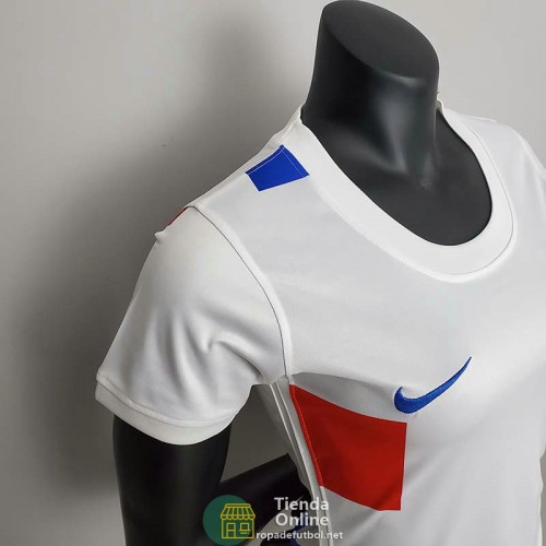 Camiseta Mujer Holanda Segunda Equipación 2022/2023 Camiseta Mujer Holanda Segunda Equipación 2022/2023