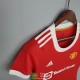 Camiseta Mujer Manchester United Primera Equipación 2021/2022 Camiseta Mujer Manchester United Primera Equipación 2021/2022