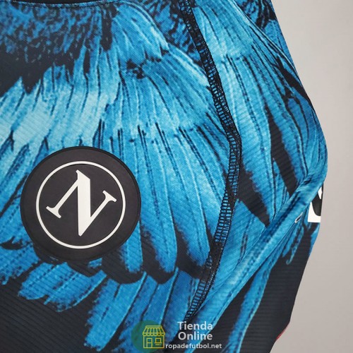 Camiseta Napoli Kappa x Marcelo Burlon Negro 2021/2022 Camiseta Napoli Kappa x Marcelo Burlon Negro 2021/2022