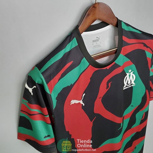 Camiseta Olympique Marseille OM Africa Negro 2021/2022 Camiseta Olympique Marseille OM Africa Negro 2021/2022