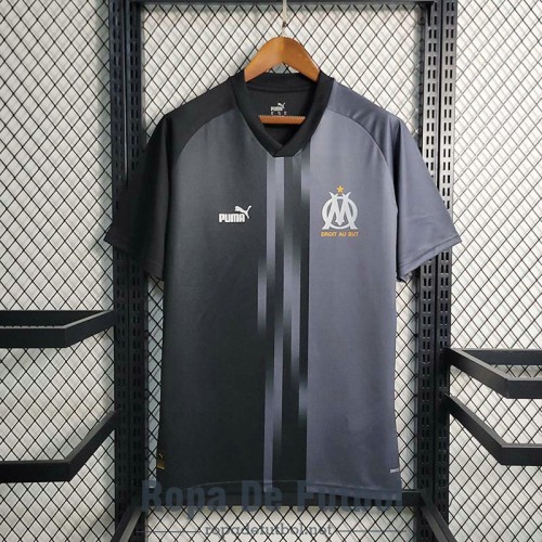 Camiseta Olympique Marseille Training Suit Black 2023/2024 Camiseta Olympique Marseille Training Suit Black 2023/2024