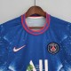 Camiseta PSG Special Edition Azul Waves 2022/2023 Camiseta PSG Special Edition Azul Waves 2022/2023