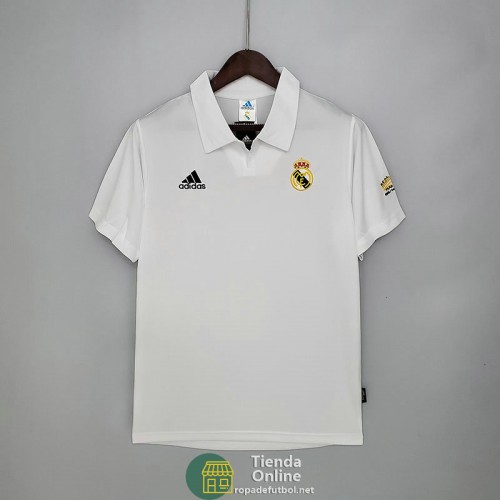 Camiseta Real Madrid Retro Primera Equipación Champions League 2002/2003 Camiseta Real Madrid Retro Primera Equipación Champions League 2002/2003