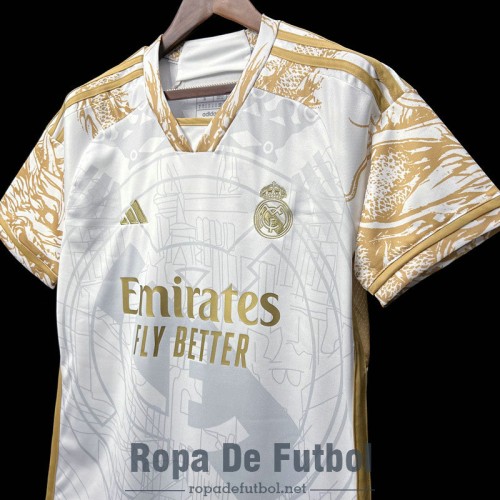 Camiseta Real Madrid Special Edition Gold 2023/2024 Camiseta Real Madrid Special Edition Gold 2023/2024