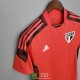 Camiseta Sao Paulo FC Training Rojo Negro 2021/2022 Camiseta Sao Paulo FC Training Rojo Negro 2021/2022
