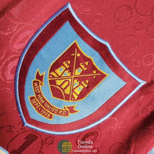 Camiseta West Ham United Retro Primera Equipación 1995/1997 Camiseta West Ham United Retro Primera Equipación 1995/1997