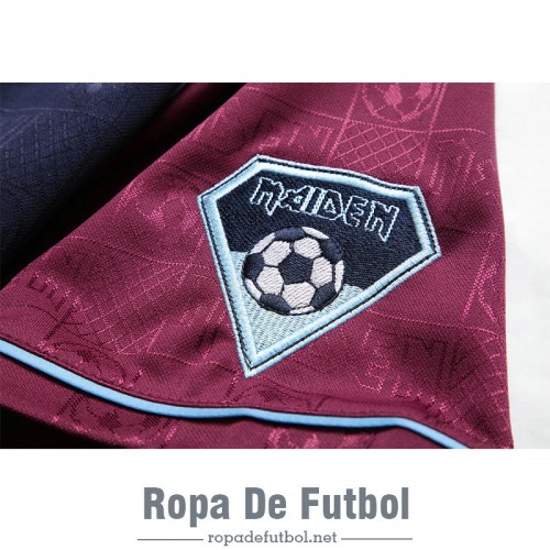 Camiseta West Ham United x Iron Maiden Retro Red 2011/2012 Camiseta West Ham United x Iron Maiden Retro Red 2011/2012