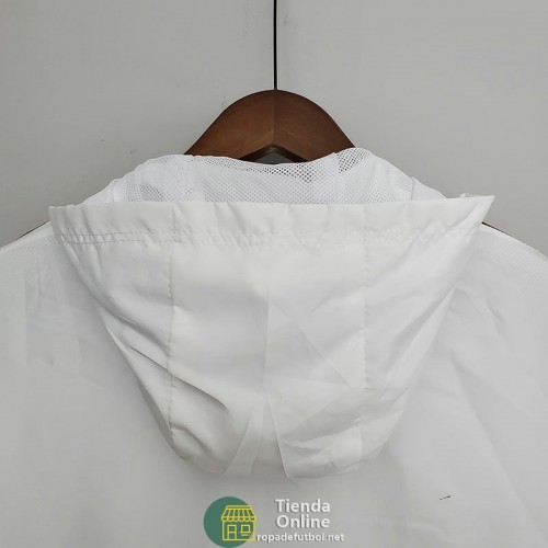 Flamengo Chaqueta Rompevientos Blanco II 2022/2023 Flamengo Chaqueta Rompevientos Blanco II 2022/2023