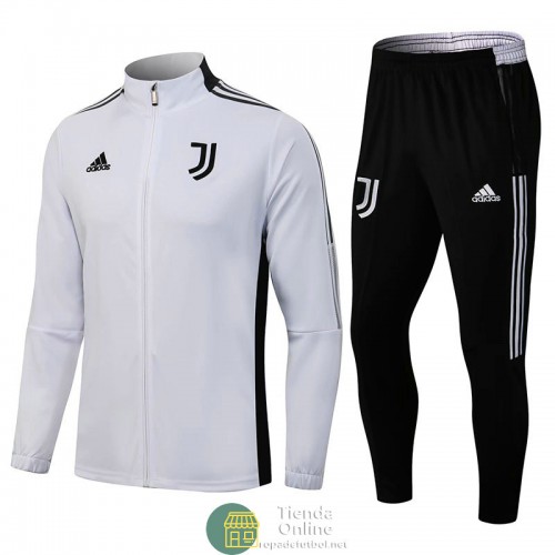 Juventus Chaqueta Blanco II + Pantalon Negro 2021/2022 Juventus Chaqueta Blanco II + Pantalon Negro 2021/2022
