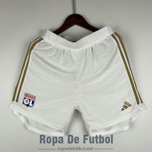 Pantalon Corto Olympique Lyonnais Primera Equipacion 2023/2024 Pantalon Corto Olympique Lyonnais Primera Equipacion 2023/2024