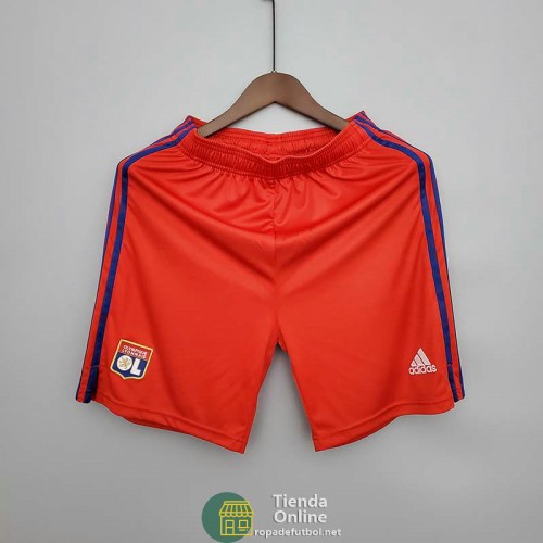 Pantalon Corto Olympique Lyonnais Segunda Equipación 2021/2022 Pantalon Corto Olympique Lyonnais Segunda Equipación 2021/2022